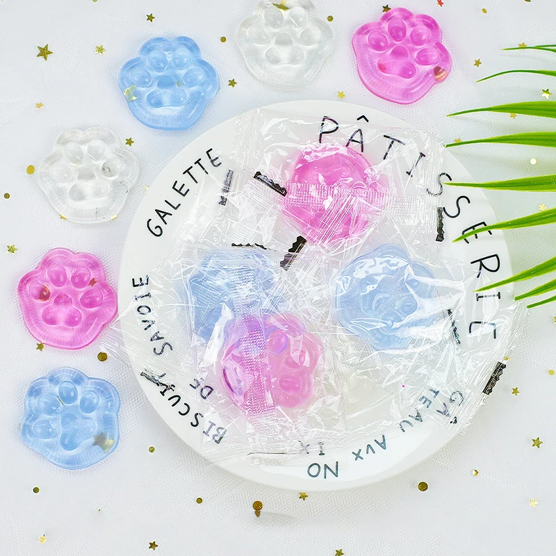 1Pcs Cat Claw Toy Soft and Cute Cat Claw Slow Rebound Squeezing and Stress Relieving Toy, Suitable for Children Relieving Toys