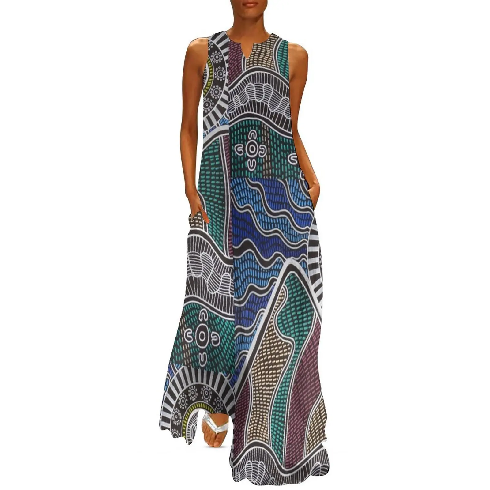 

Ngarigo Nulla Goongie Long Dress clothing women summer 2024 dresses summer womans clothing women formal occasion dresses