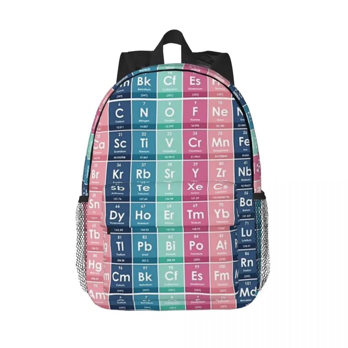 

Elements Of The Periodic Table Backpack Teenager Bookbag Casual Students School Bags Travel Rucksack Shoulder Bag Large Capacity