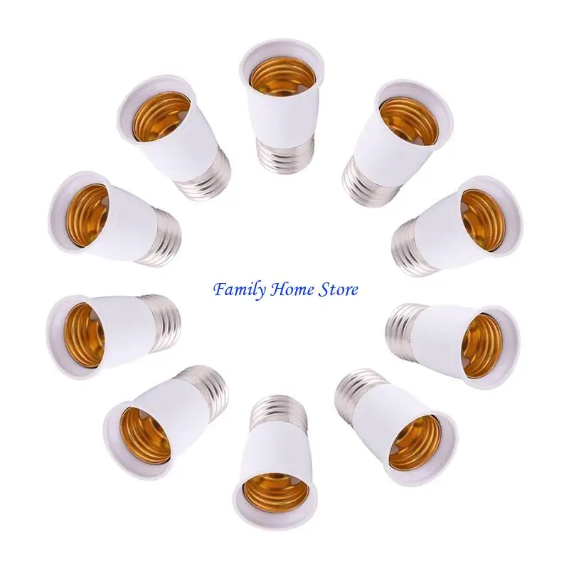 

P0UF 1 65mm E27 To E27 Socket Extension Base Bulb Adapter Converter Holder