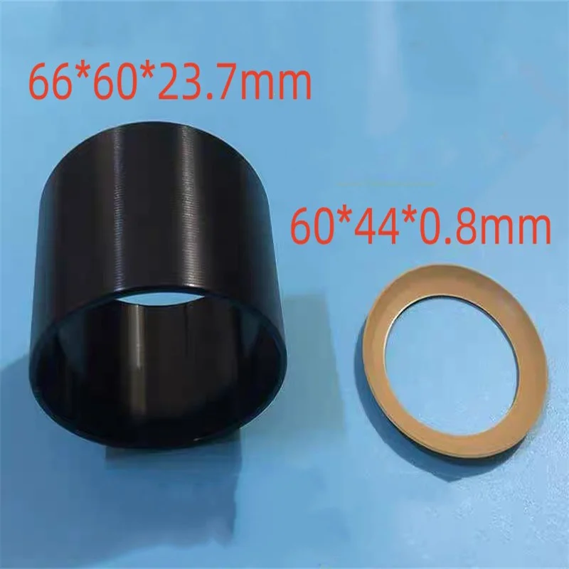 1 Set piston ring accessories air compressor cup cylinder steel sleeve rubber ring 66*60*23.7mm