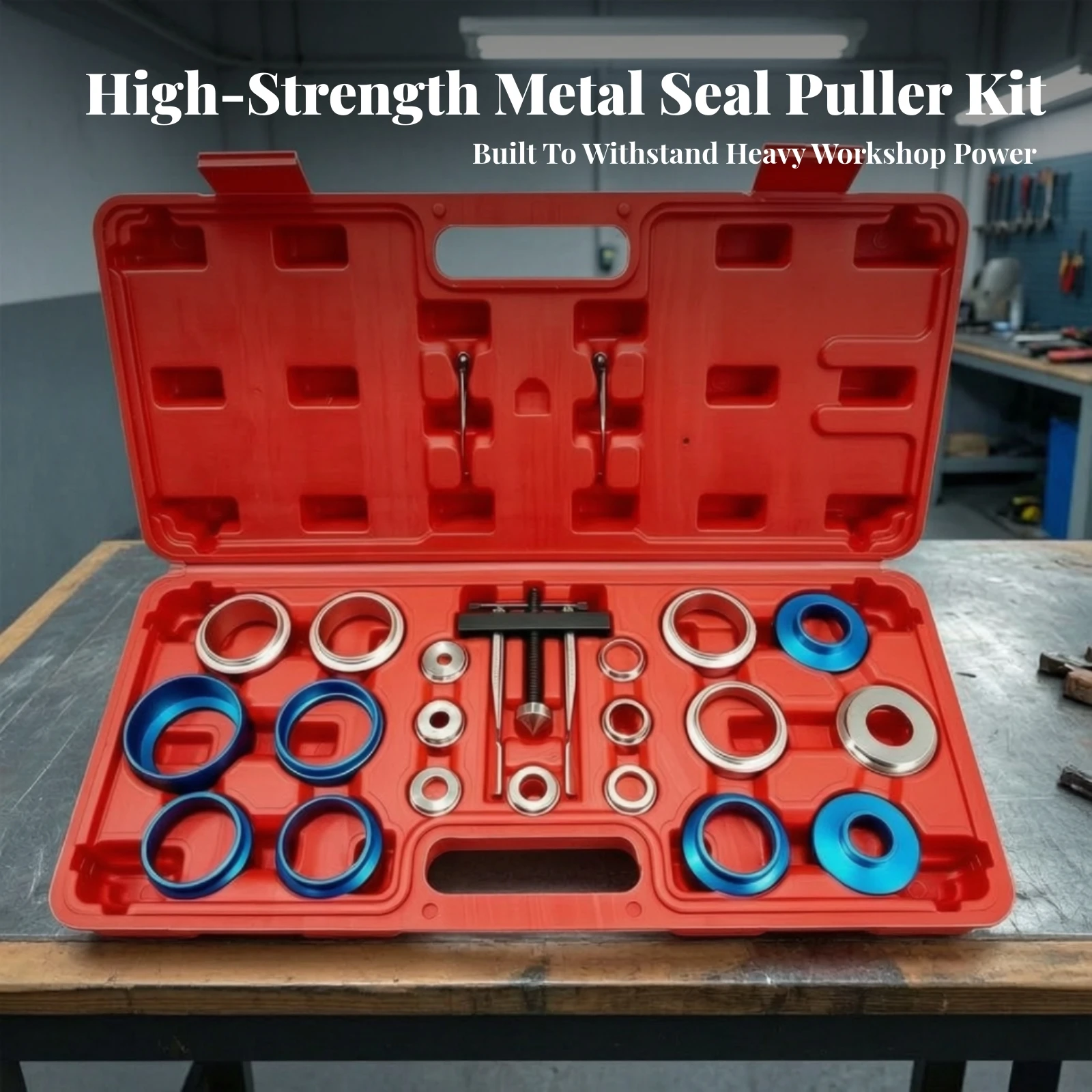 Crankshaft Seal Remover and Installer Automotive Crankshaft Oil Seal Tool Damage-Safe Long-Lasting for Mechanics