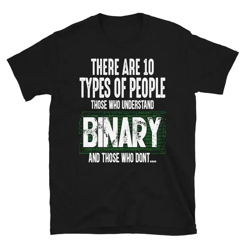 Geeky IT Computer Nerd BINARY TShirt