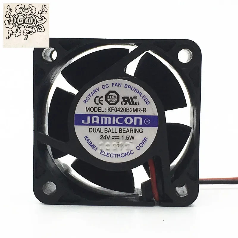 

Ltsf For JAMICON KF0420B2MR-R DC 24V 1.5W 40x40x20mm 2-Wire Server Cooling Fan