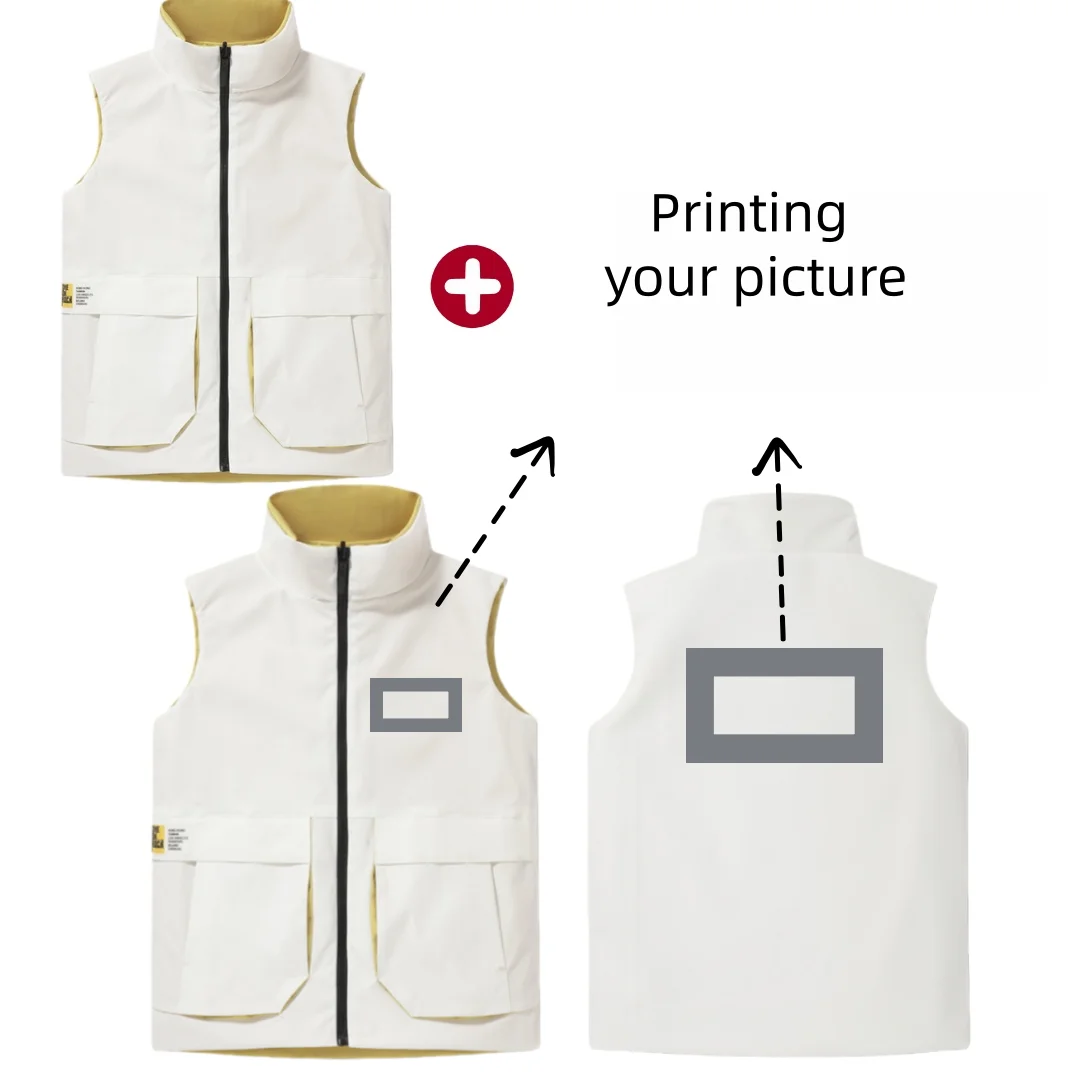 2026 New Double-Sided Wear Thin Jacket Collar Vest for Men And Women Spring Autumn Large Size Youth Casual And Fashionable Vest