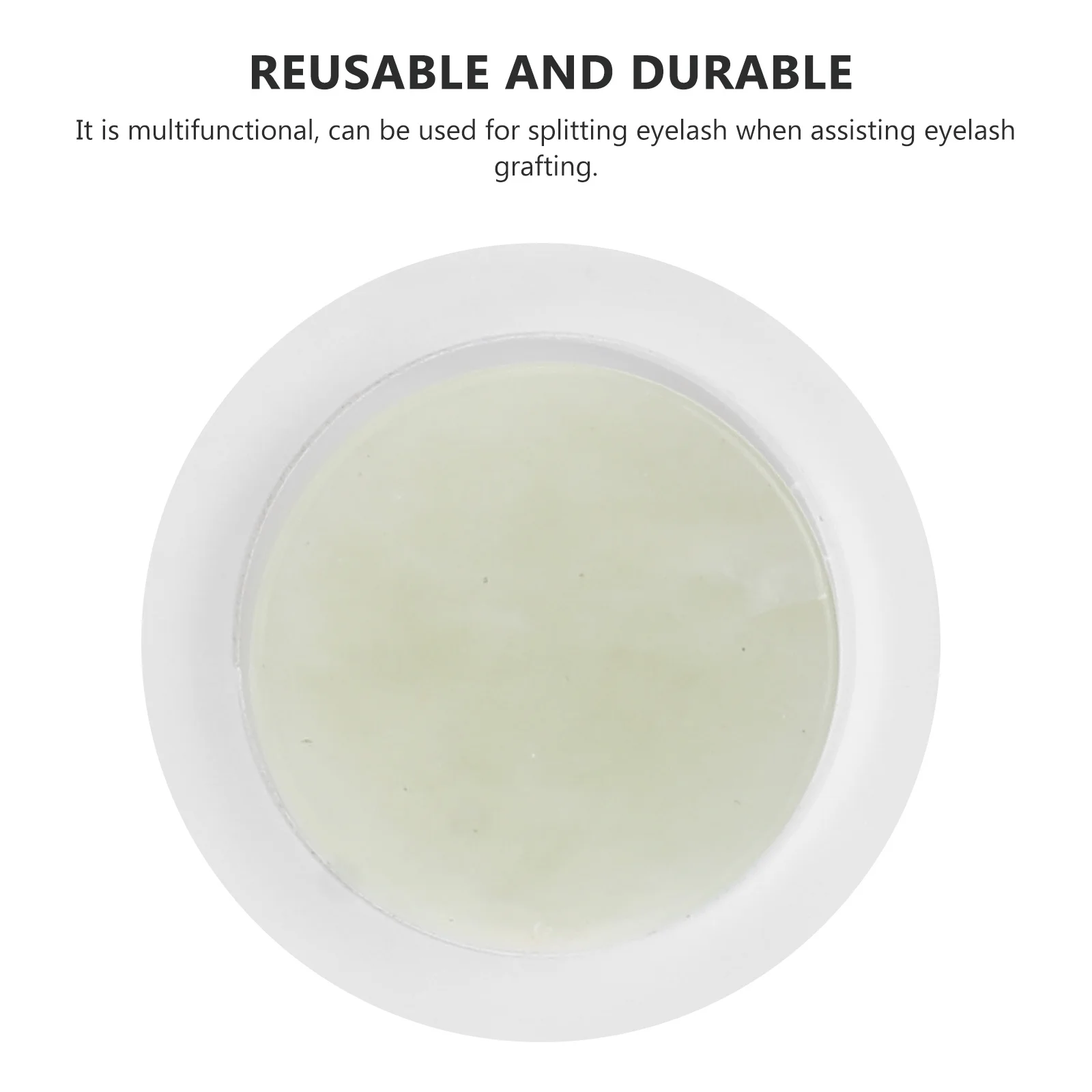 لوحة تطعيم الرموش، مادة زجاجية أكريليك آمنة، تصميم مدمج، حامل تمديد رموش متين وقابل لإعادة الاستخدام، مستلزمات صالون التجميل #5