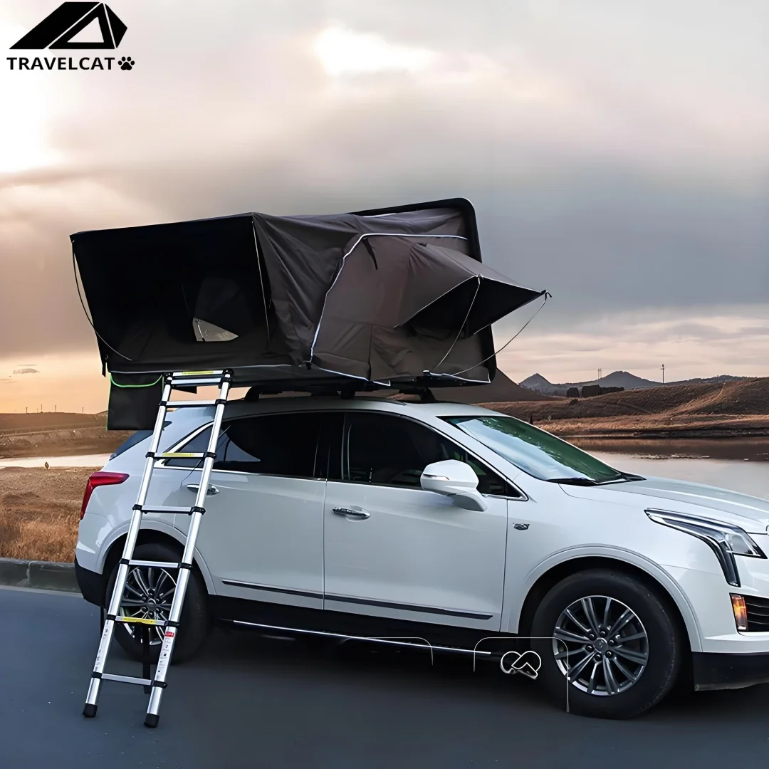 

Factory Price Light Weight Wholesale Multifunctional Aluminum Side Opening Roof Tent Hard Shell Roof Top Rooftop Tent Aluminum
