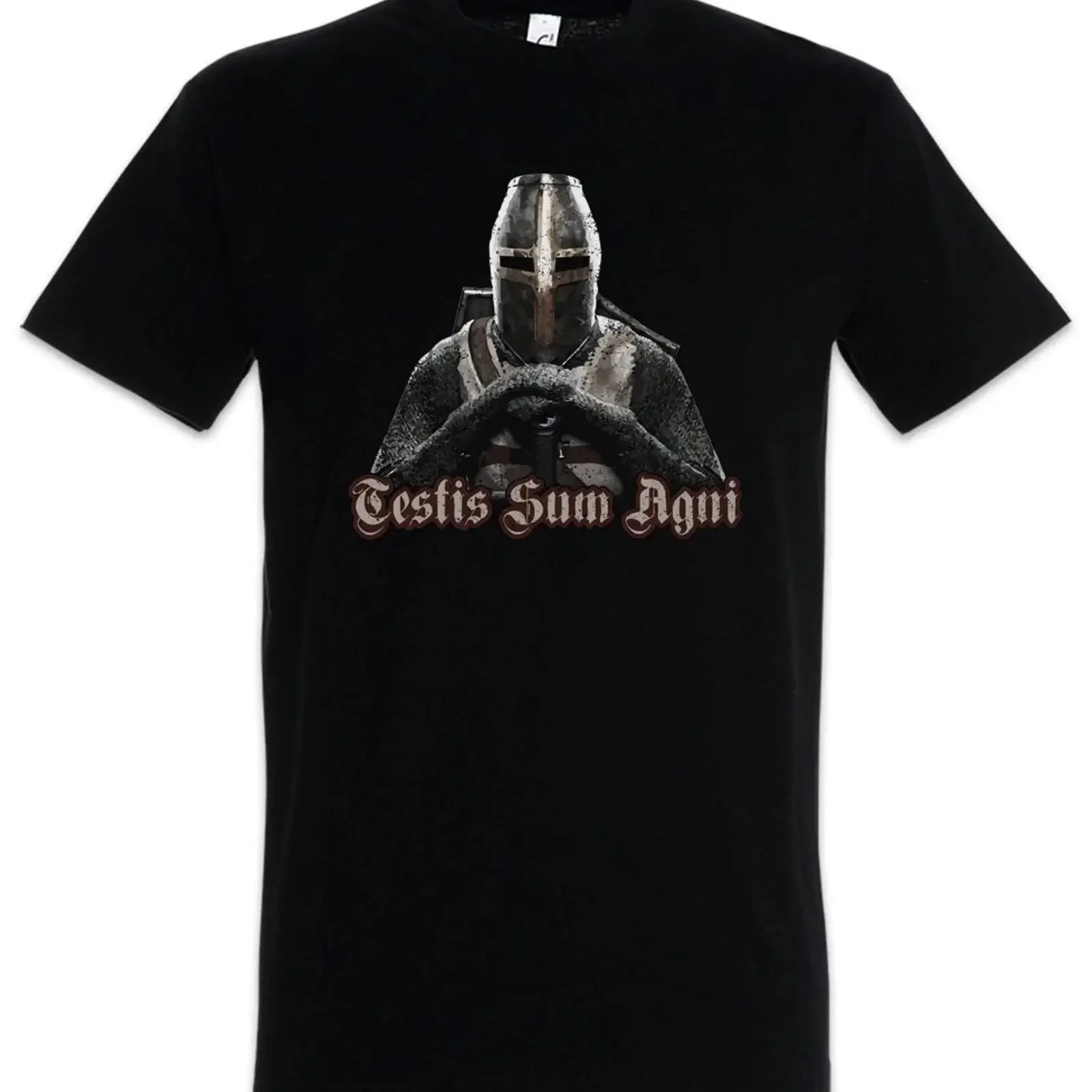 Templar II Herren T Shirt Cross Templerkreuz Knight Ritter Orden Kreuzritter vintage Washed Comfortable Versatile fashion