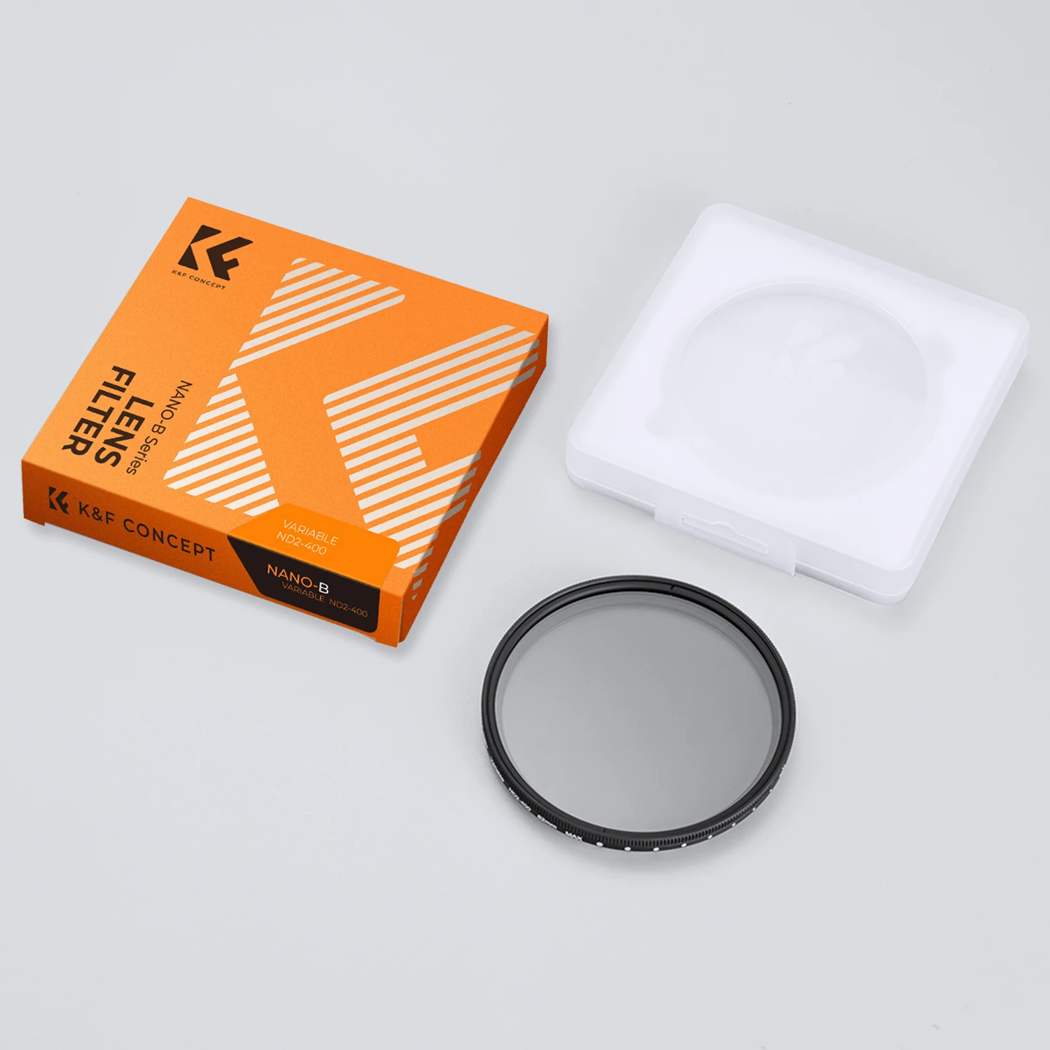 K&F Concept ND2-ND400 ND Filter Variable Neutral Density Filter 37/40.5/43/46/49/52/55/58/62/67/72/77/82mm For Camera Lens