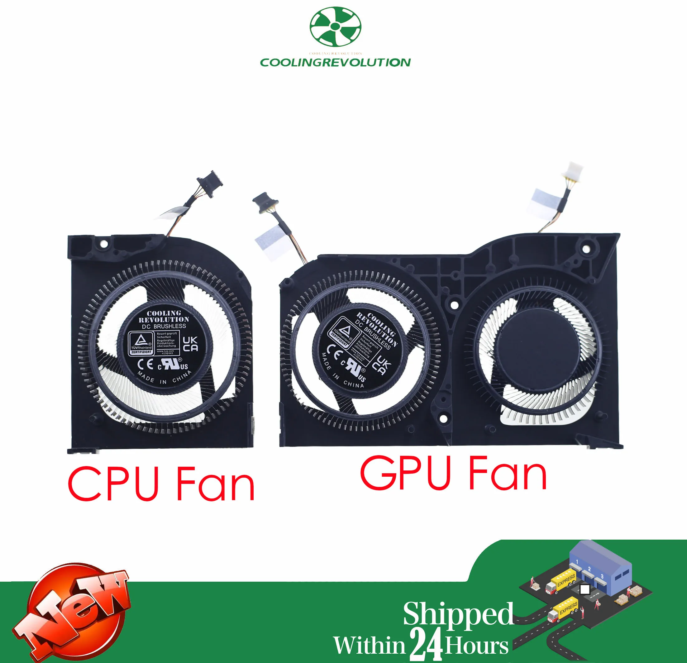 Laptop CPU GPU Cooling Fan for ACER Predator Traitor 17x PTX17-71 N23Q10 ND85C53 ND85C54