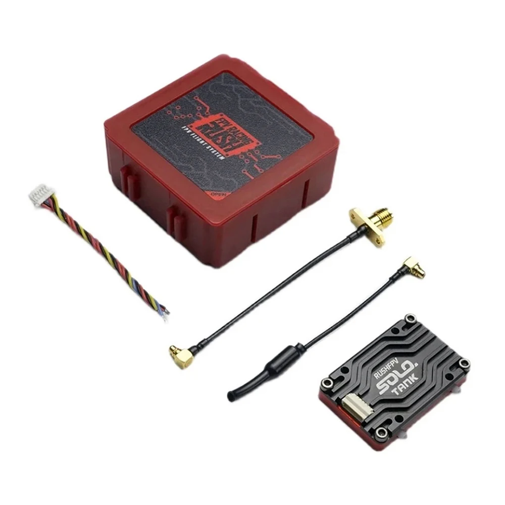 

5.8GHz FPV VTX 48CH 25mW-1.6W Adjustable PitMode Audio for Long Range Drone RushFPV Tank SOLO