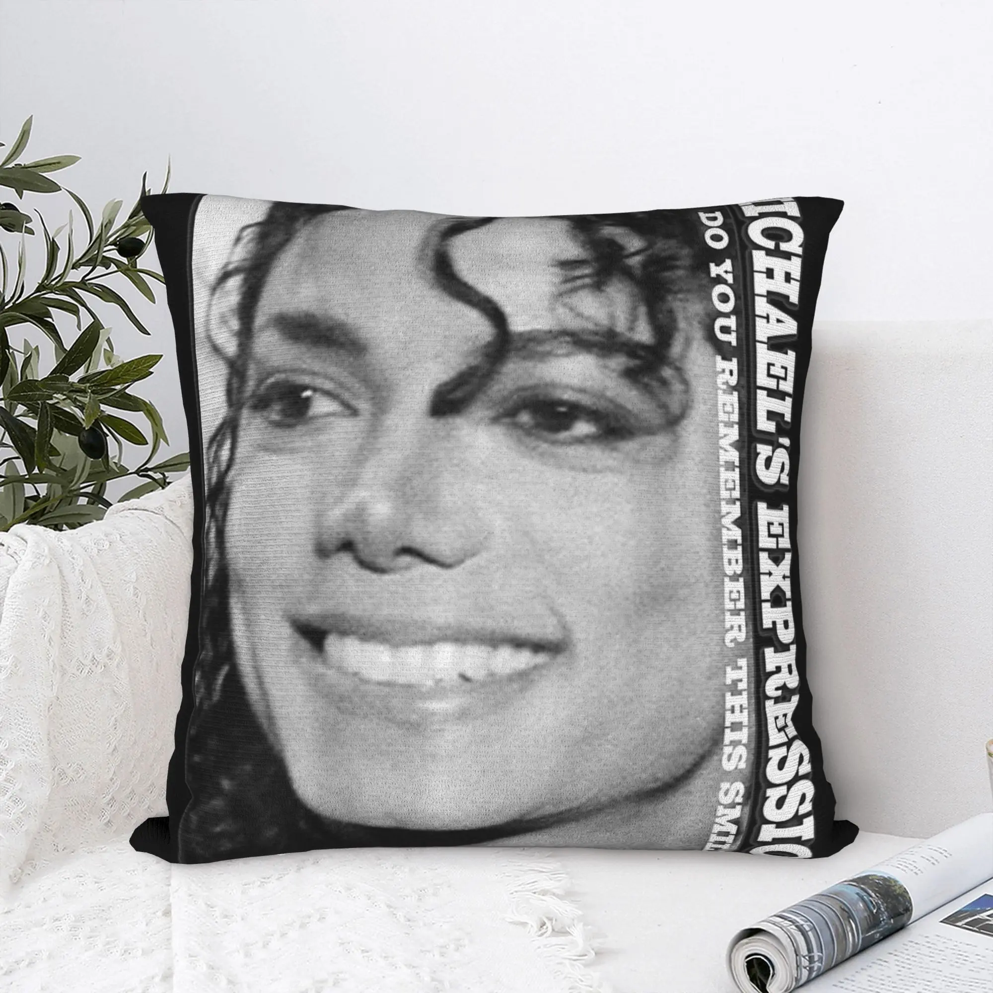 Michael Jackson Pillow Case  Print Pillow Cover Fashion Pillowcases For Sofa Home Decor