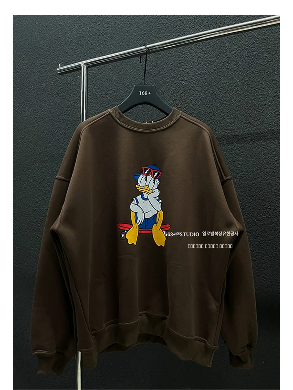 

Новая осенне-зимняя женская толстовка Dongda Gate: свободный крой, круглый вырез, утепленная, модная, удобная, с длинными рукавами