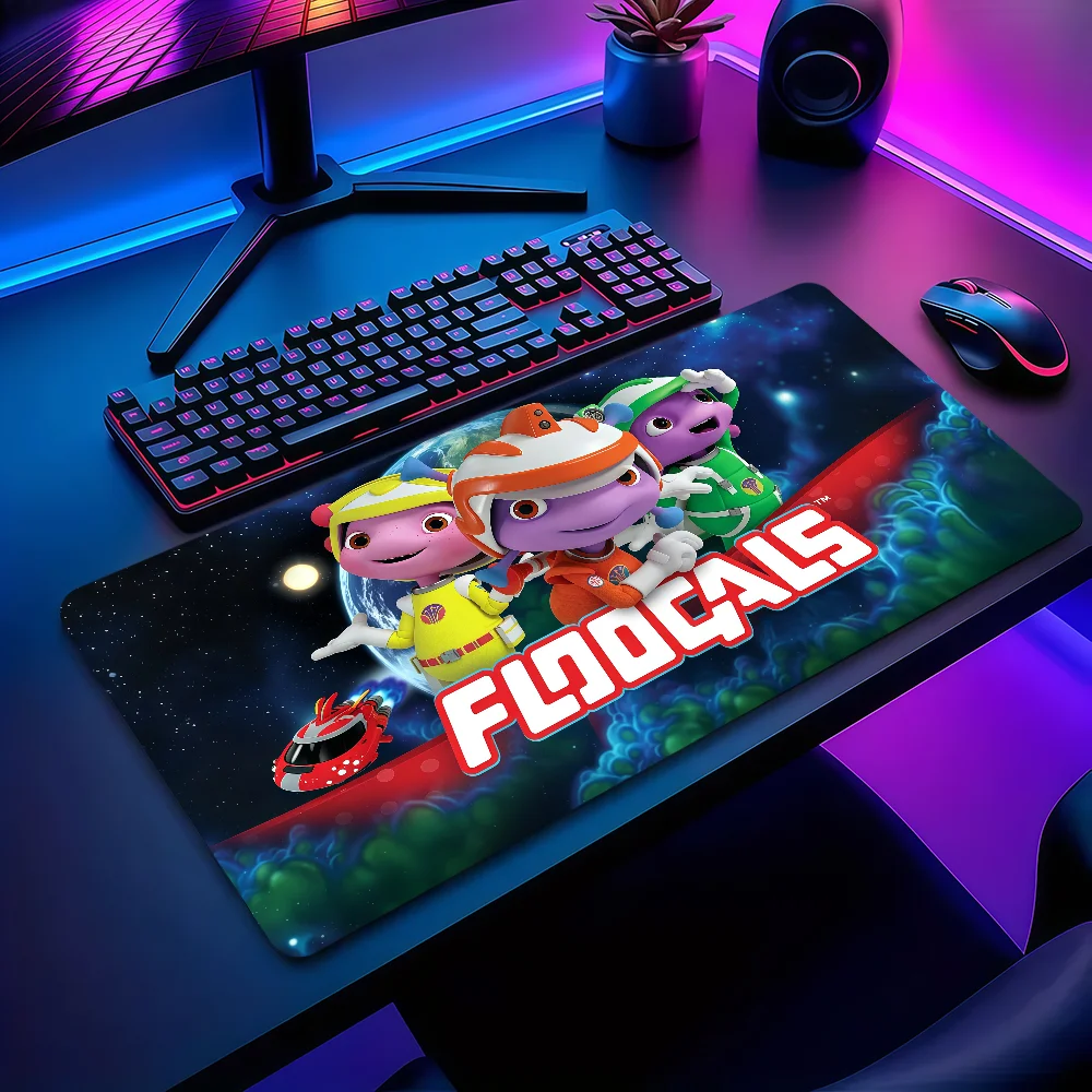 Cartoon Floogals Mouse Pad Large Non-slip Lockedge Desktop Computer Desk Mat Keyboard Writing MousePad Office Gamer Student