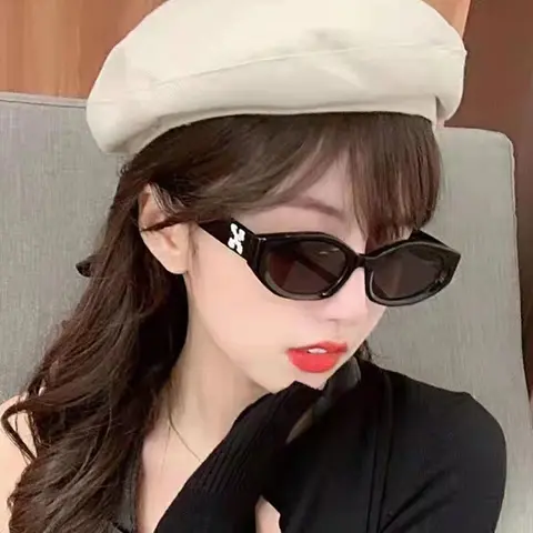 패션 럭셔리 디자인 타원형 선글라스 남자 여자 작은 타원형 태양 안경 숙녀 빈티지 운전 사용자 정의 야외 낚시 음영