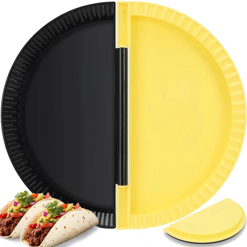 Sellador de tortillas 3 en 1, sellador de tortitas, máquina prensadora, moldes para sándwich de sellado ajustables desmontables, moldes para hornear en casa y cocina DIY