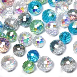 Austria 96-Face Transparent Ball Bead Crystal Glass Loose Beads for Jewelry Making DIY Bracelet Necklace Earrings 6/8/10mm 50pcs
