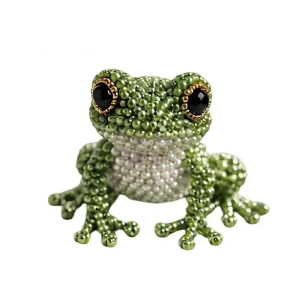 3D Animals Bead Embroidery Set Educational Handcraft DIY Animals Beadwork Crafts Kit Colorful Play Projects Jewelry Making Set