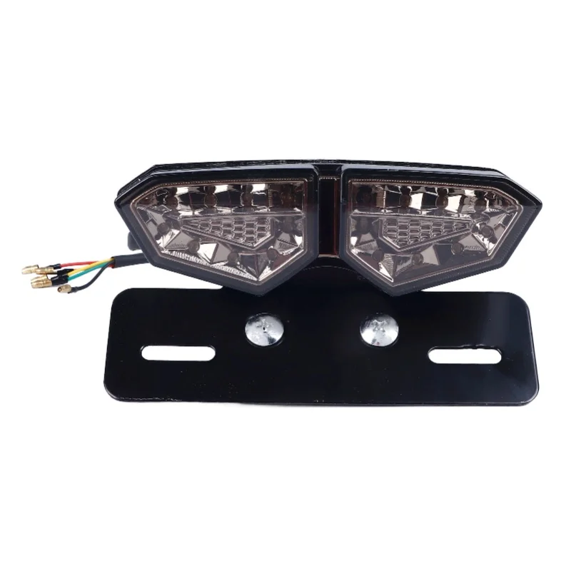 Motorcycle Tail Light Brake Lamp Versatile Retro Style High Brightness Tail Lamp For Motorbike
