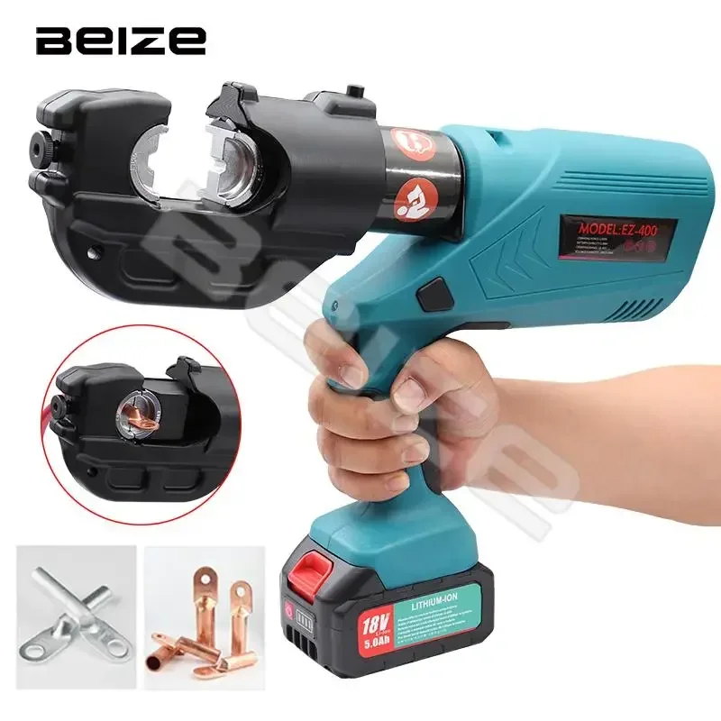 

EZ-400 Rechargeable Hydraulic Pliers Electric Hydraulic Crimping Pliers Electric Crimping Tool 16-400mm² with Digital Display