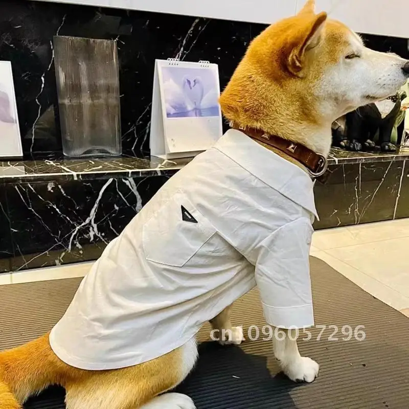 XS~2XL Luxury White For Dog Fashion Dog Clothes Shirt Pet Medium Dogs Small Chihuahua For Clothing Coat Yorkies Clothes Bulldogs