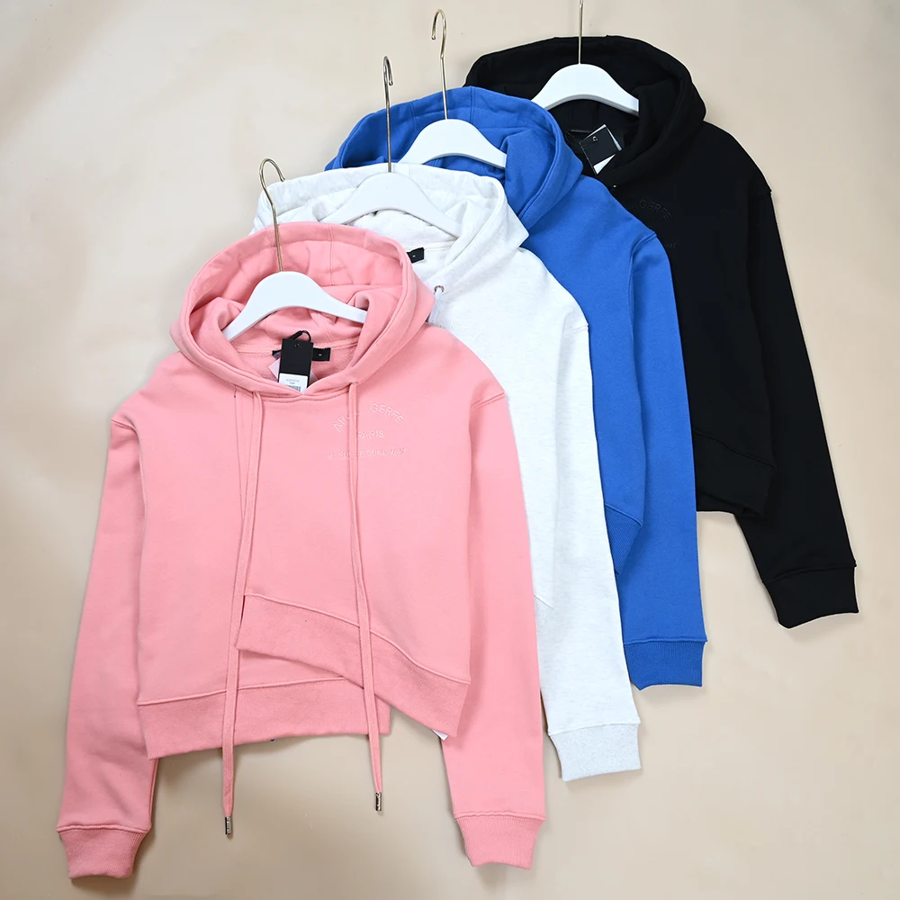 الخريف الشتاء السيدات ort Svel هوديي المرقعة طويلة Sve مزيج القطن مريح صالح طاقم Ne البلوز