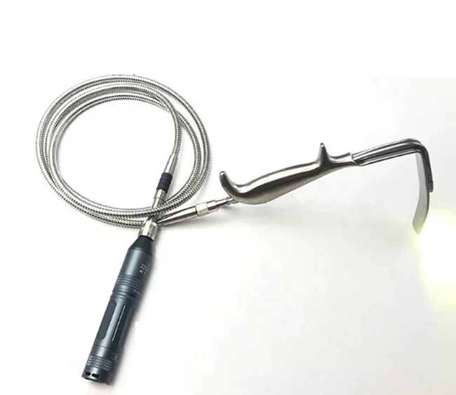 

High brightness hand-held endoscope cold light source breast retractor, portable medical cold light source LED inspection