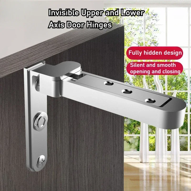Heaven and Earth Axis Hinge 3D Adjustable Up and Down Rotating Wooden Door Concealed Invisible Door Hinge