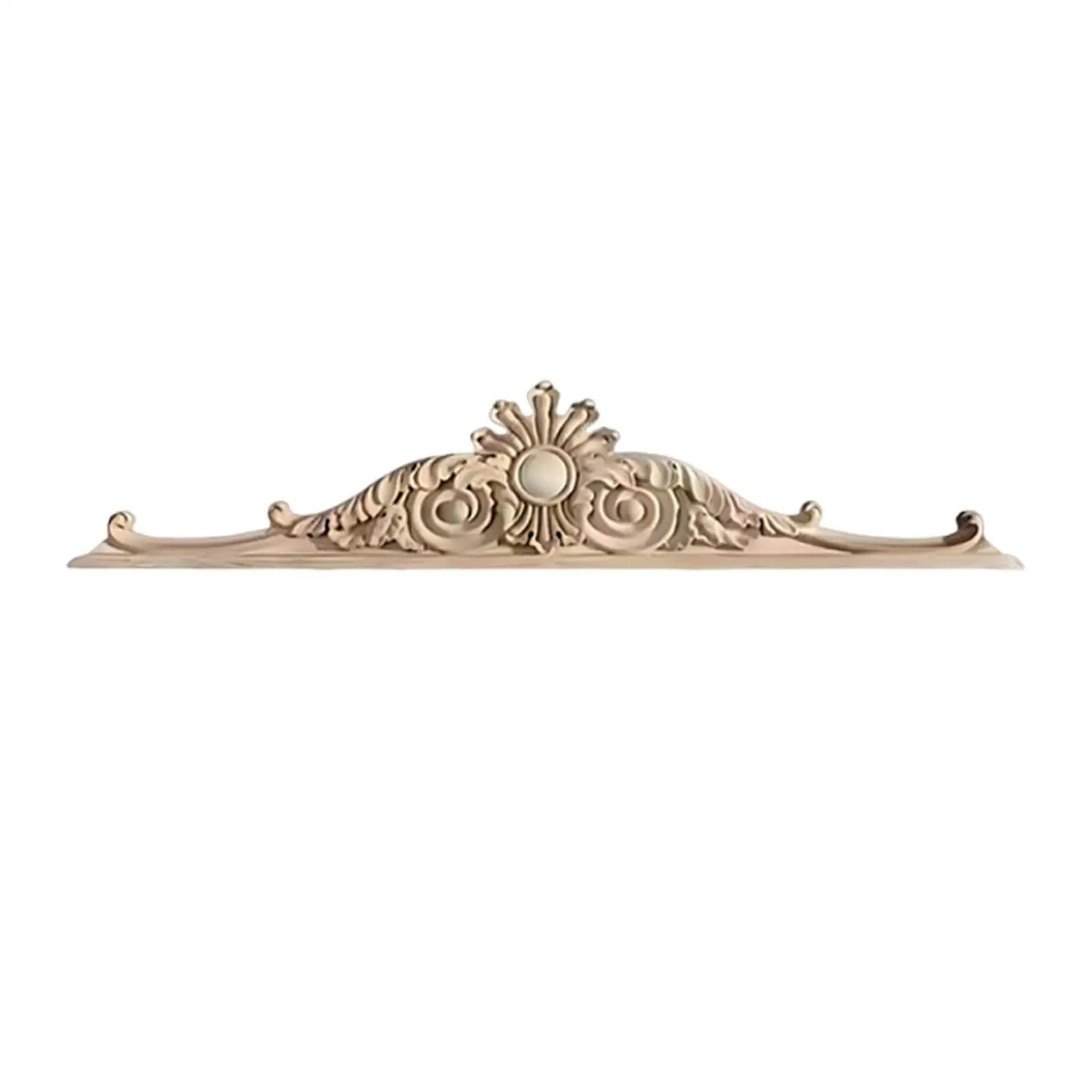 Wood Applique Decorative DIY Carved Onlay for Wardrobe Staircase Closet