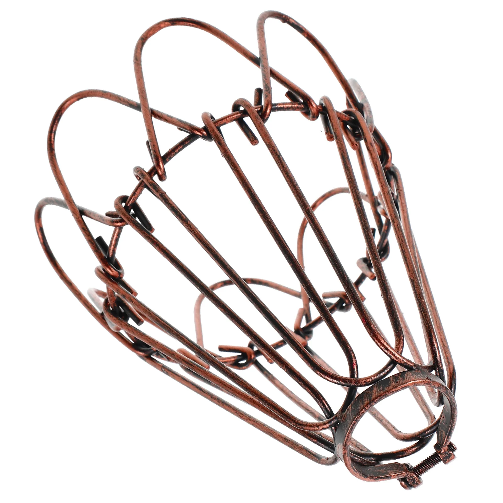 سلك الحديد عاكس الضوء خمر نمط غطاء خفيف معدني تصميم جوفاء للمنزل مكتب مطعم الإضاءة الزخرفية التبعي #5