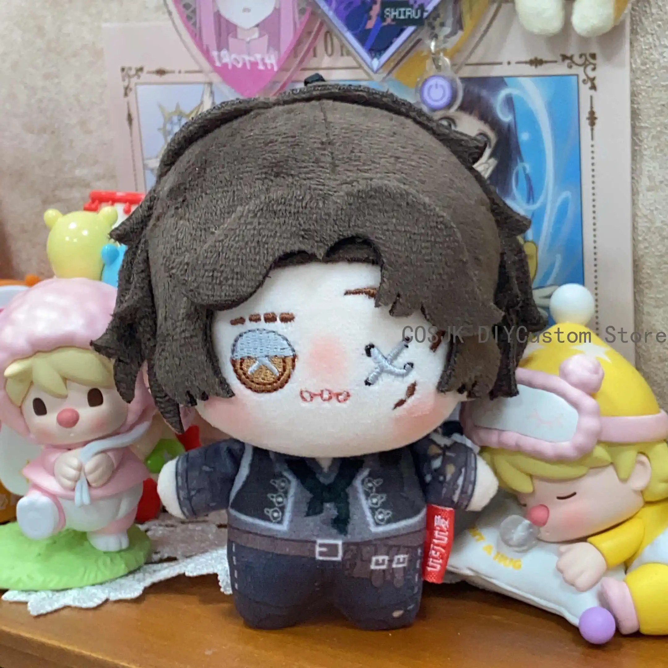 Matthias Czernin Identity V10CM Anime lindo cuerpo de Nunu Mini llavero colgante de felpa bolsa de peluche colgantes mascota regalos de navidad