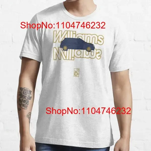 Clio 16v williams logo deportivo color camiseta esencial tamaño XL vintage lavado elegante gráfico homme streetwear versátil Casual