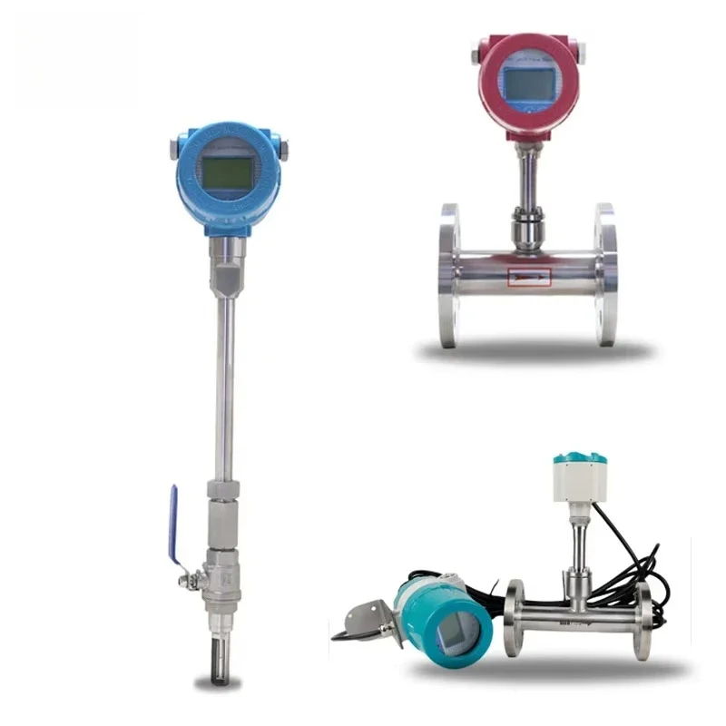 1.0% Air Flow Sensor Flow Meter SUS304 316L Calibration Process Connection Thermal Gas Mass Flow Meter