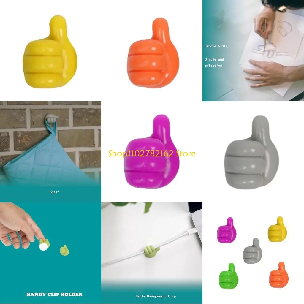 

547B USB Cable Holder Desk Cable Cord Clips Livingroom Car