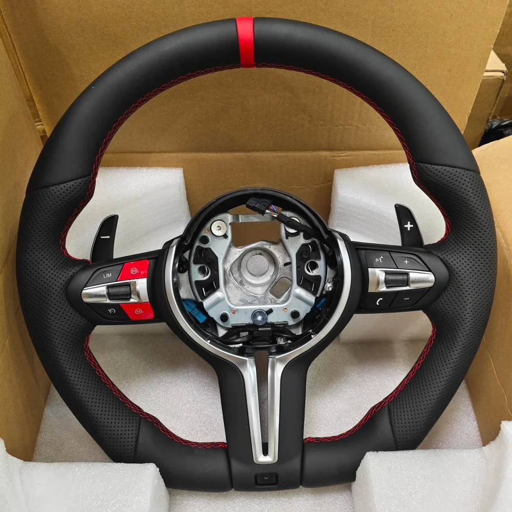 

M Sport Interior Steering Wheel For BMW Leather E82 E90 F20 F21 F22 F25 F30 F31 F32 F33 F34 F36 X5 F15 F07 F10 F12