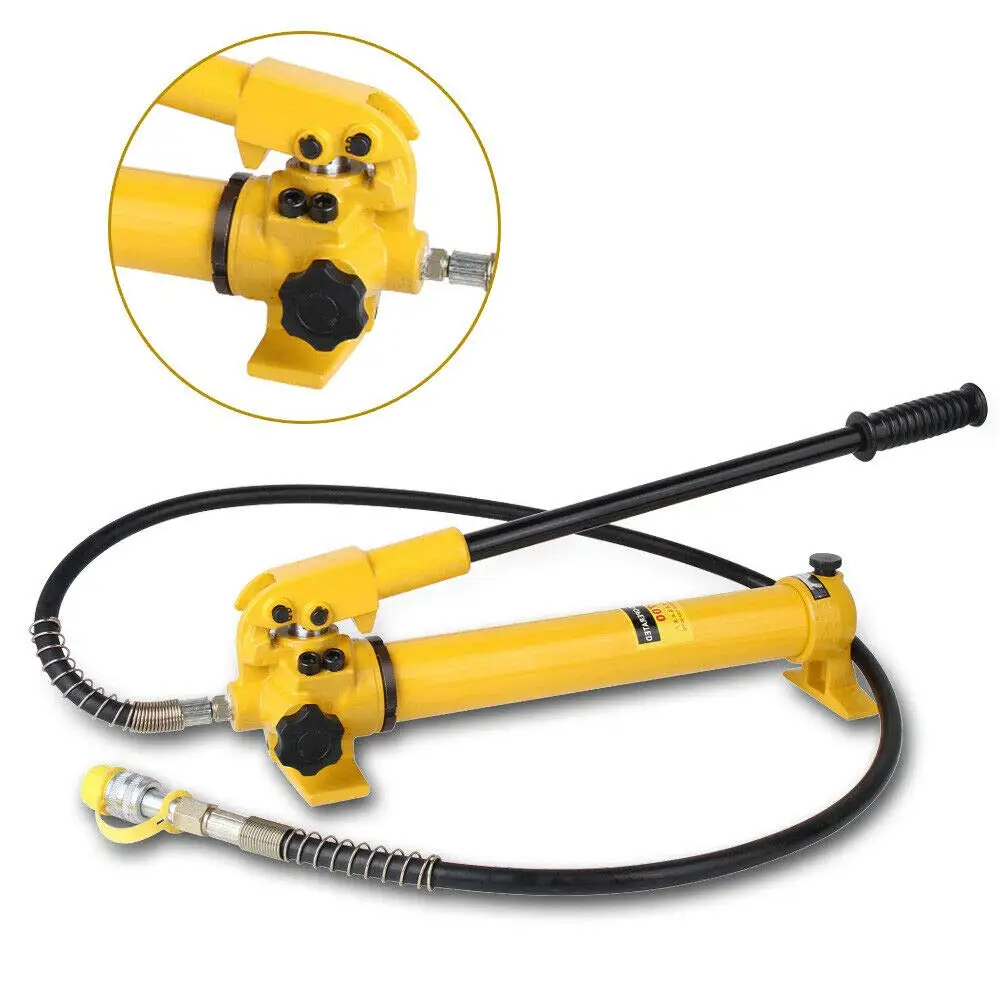 Hydraulic Hand Pump, 2 Speed Power Pack Hose Coupler 10000 Psi Hydraulic Oip Pump Hand Operated Pump Hydraulic Hand Pump Manual P