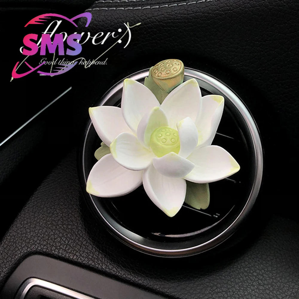

Lotus Car Aromatherapy Exquisite gifts Car air outlet decoration perfume stone with perfume Used for Mercedes Benz, BMW, Audi