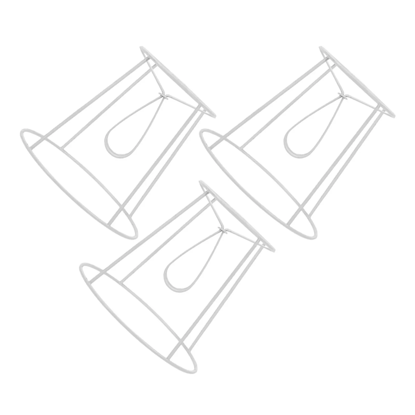 

Набор из 3 прочных железных каркасов для абажуров: легкие и простые держатели для настольных ламп, для самостоятельного изготовления и рукоделия