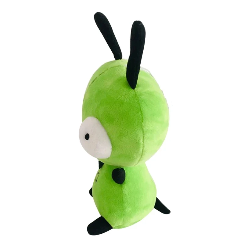 28cm Alien ET 3D Eyes Green Invader ZIM GIR Dog Plush Figure Toy Soft Stuffed Collectible Toy Christmas Gift Toys for Children