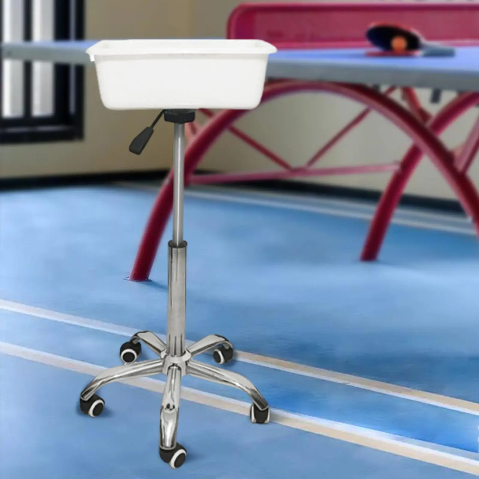

Ball Storage Stand Training Ball Collection Basket Universal Container Frame for Training Tennis Ball Holder for Badminton