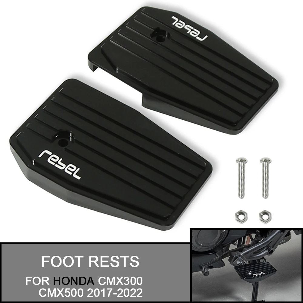 

Footrest Step up Widen pedal For Honda REBEL CM500 CM300 REBEL300 2016 -2022 2021 2020 2019 2018 2017 Step up Widen pedal