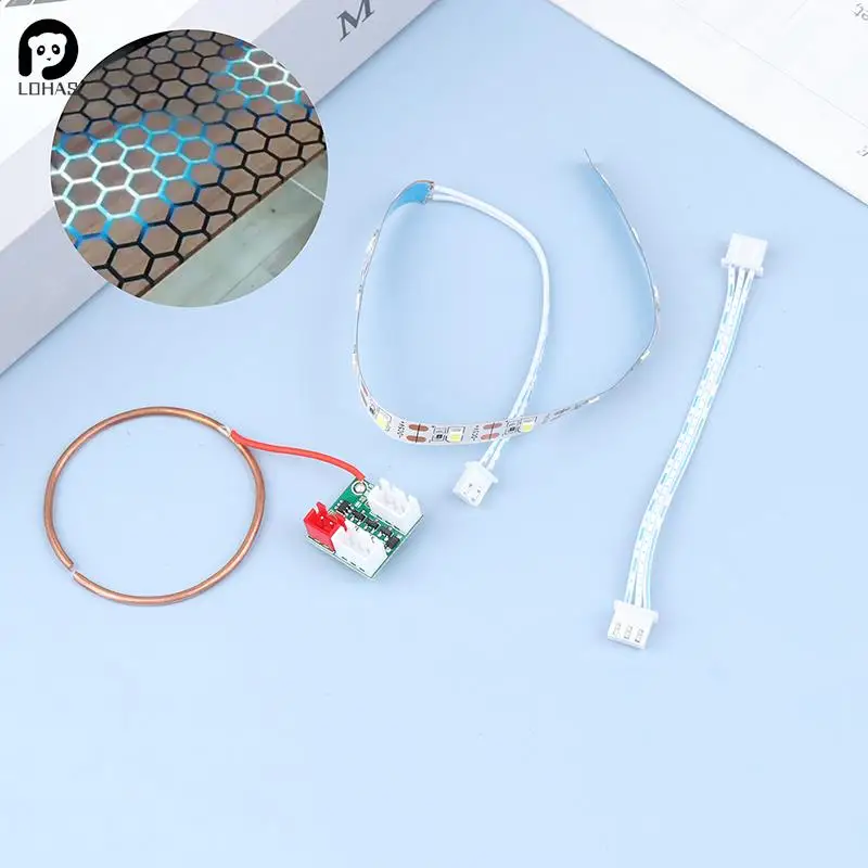 1Set River Table Air Separation Touch Induction Switch Touch Induction Light Belt Set Cellular Coil Light Strip Accessory