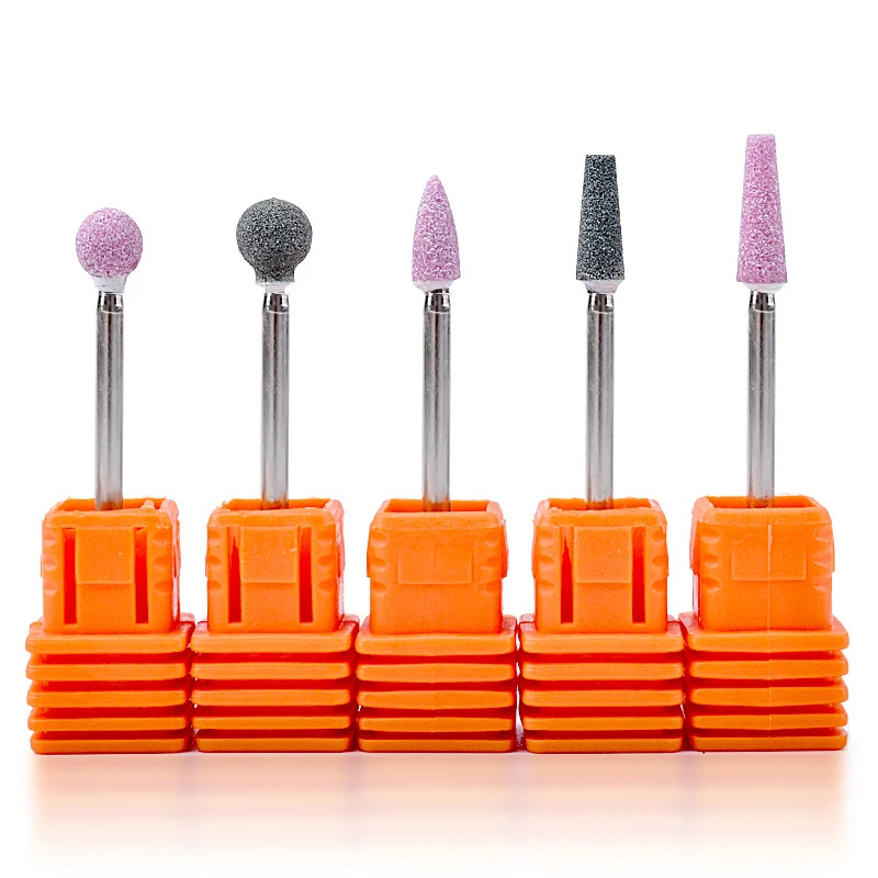 Accessoires pour ponceuse à ongles, bande rose, mèches à quartz, tête de meulage, tête de ponçage pour gel remodelé, CuemployClean