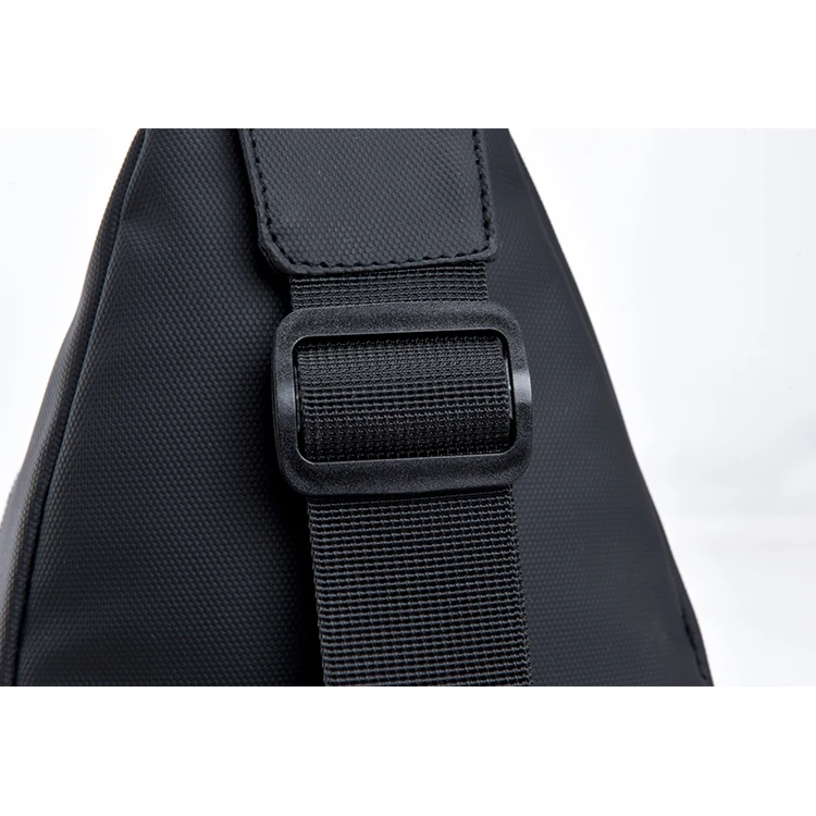 Lässige Herren-Brusttasche mit verstellbarem Schultergurt, mehrere Taschen, Umhängetasche, geeignet für Radfahren, Pendeln, Sport – Detail 7