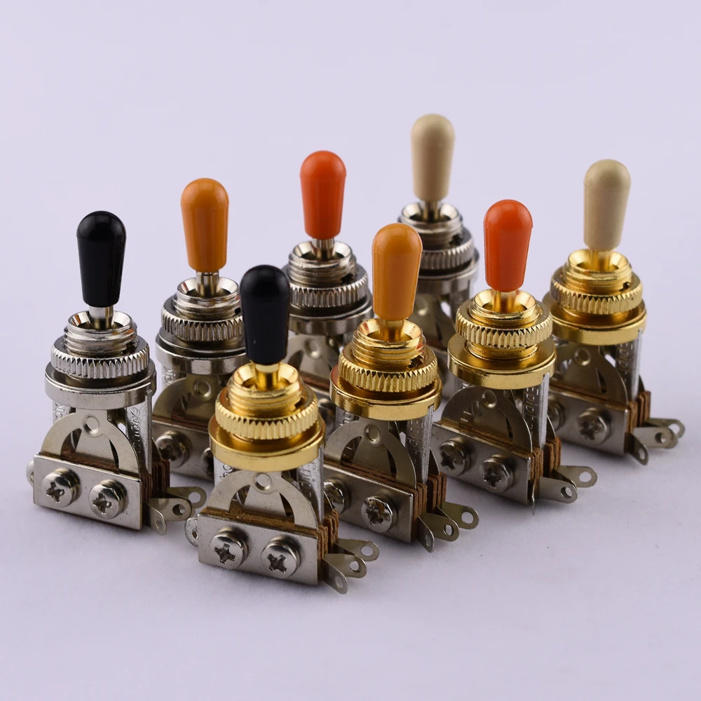 1 Piece (Gold/Nickel)  Epi 3-Way Toggle Switch Electric Guitar Pickup Selector Switch （Original ）