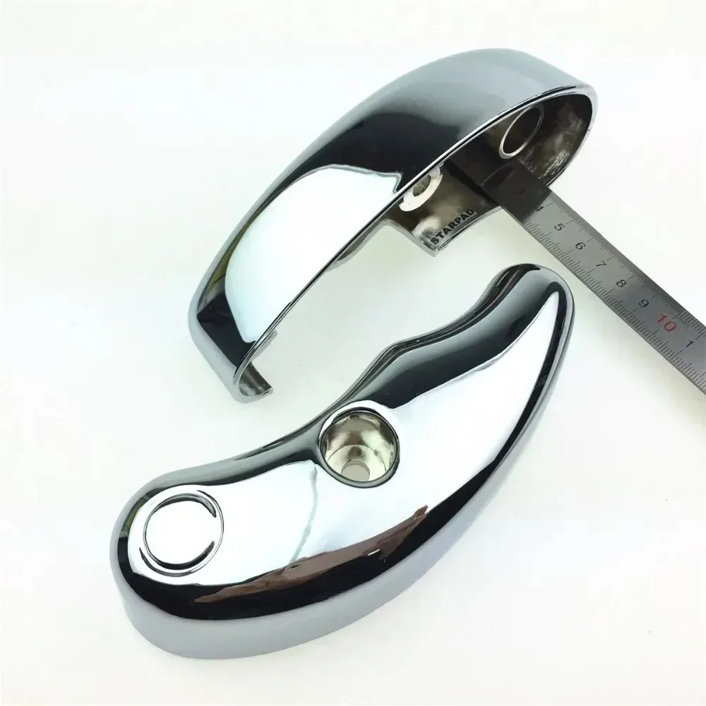 Motorcycle left and right rocker arm trim cover chrome plated electric car plating shell