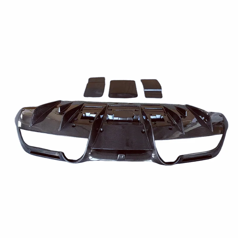 

For 2021 Ferrari F8 Tributo SpiderN style carbon fiber rear bumper diffuser body kit