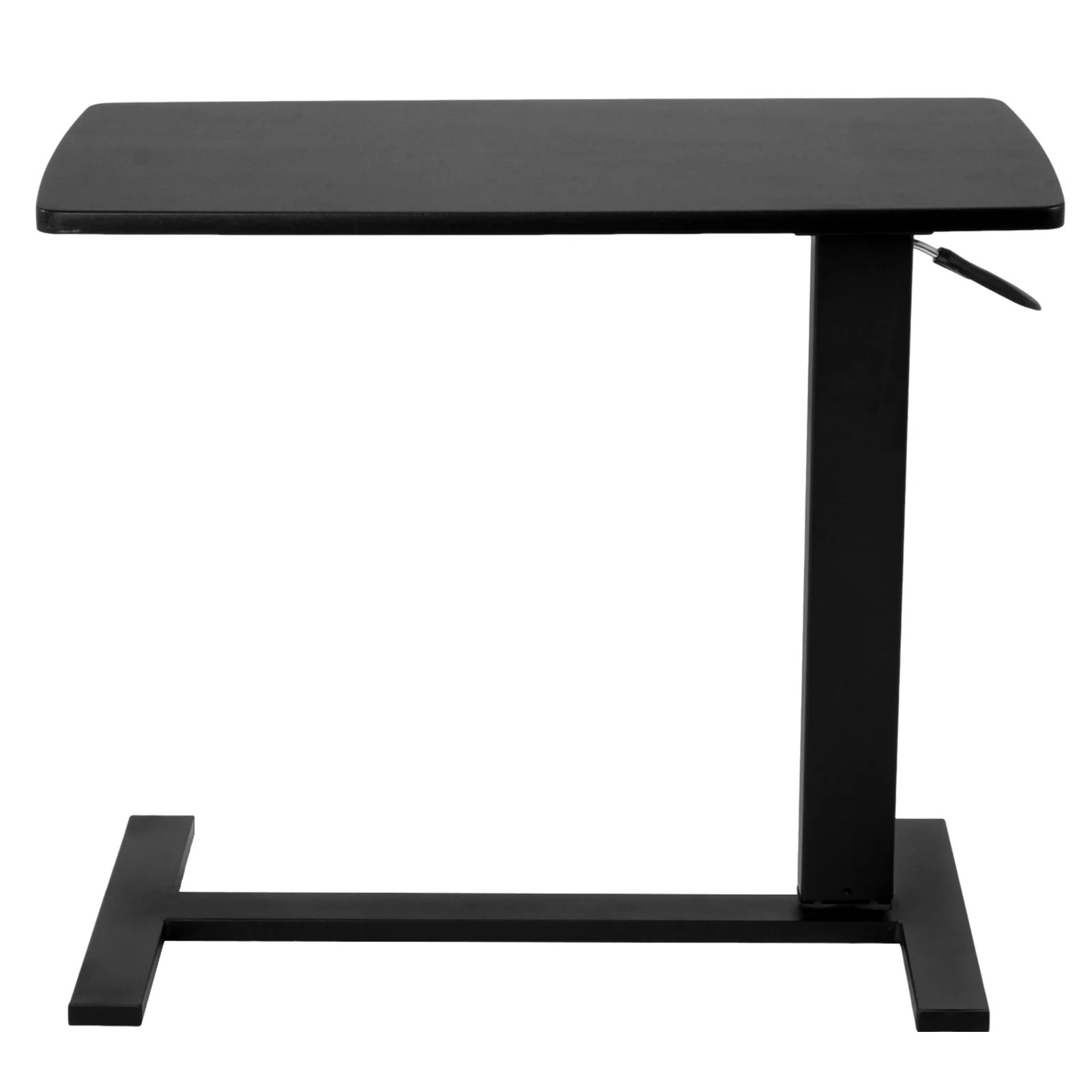 Pneumatic Lap Desks with Wheels Mobile Rolling Laptop Standing Desk 27.56-37.4in Adjustable Height for Home Hospital Medical Use