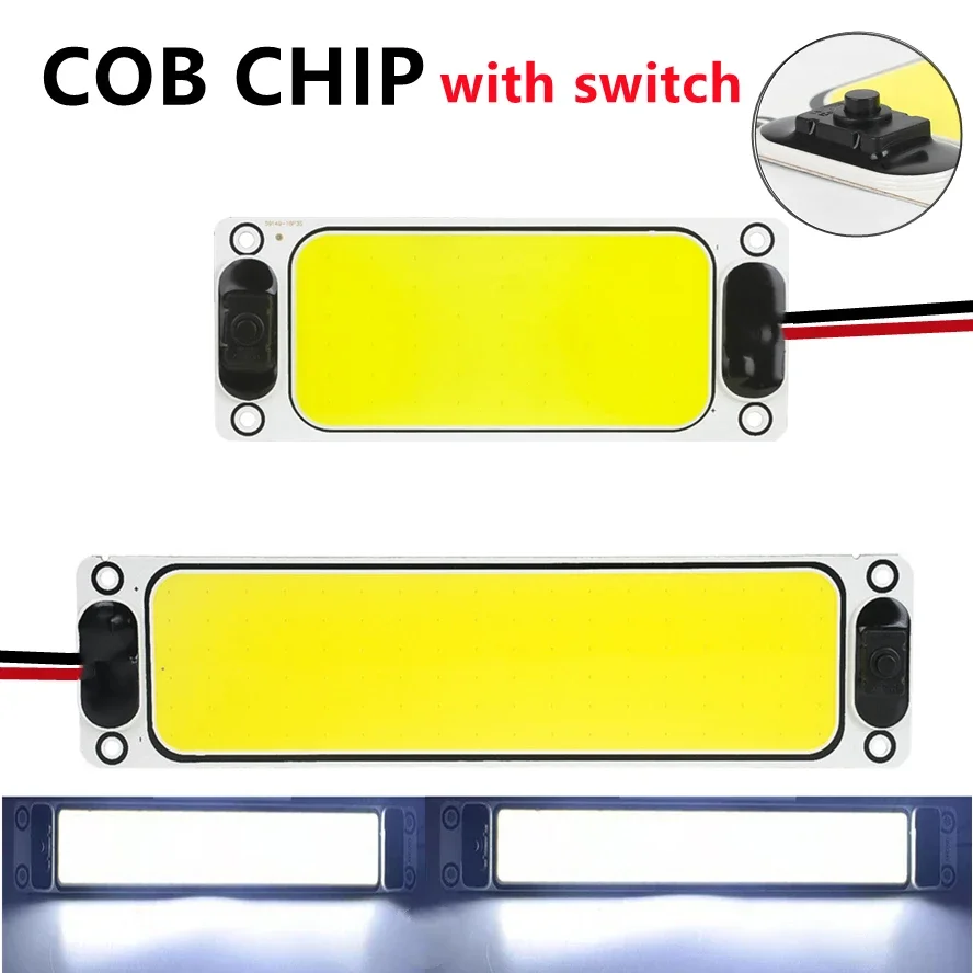 High Brightness Indoor COB LED Chip with Switch Reading Night Light 12V 24V Ceiling Lamp for Van Lorry Truck Camper Boat image 2