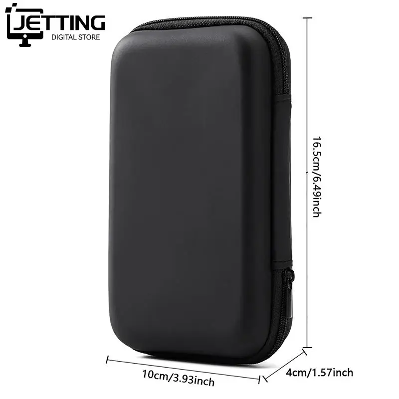 전자 여행 주최자 하드 휴대용 전원 은행 케이스 충격 방지 운반 케이스 충전 케이블용 하드 보호 EVA 케이스